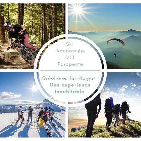 U061 - Grand Studio Renove - Vue Montagne Greolieres Zewnętrze zdjęcie