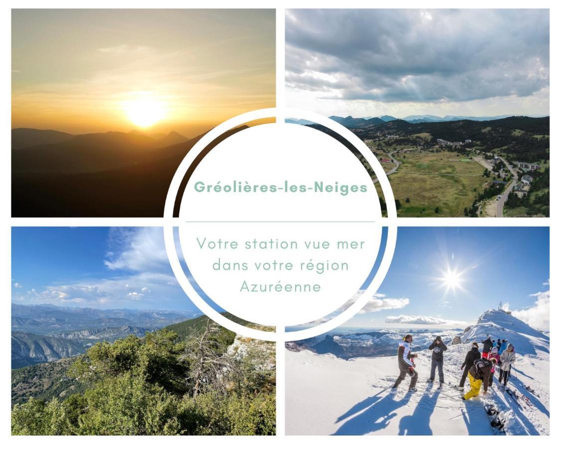 U061 - Grand Studio Renove - Vue Montagne Greolieres Zewnętrze zdjęcie